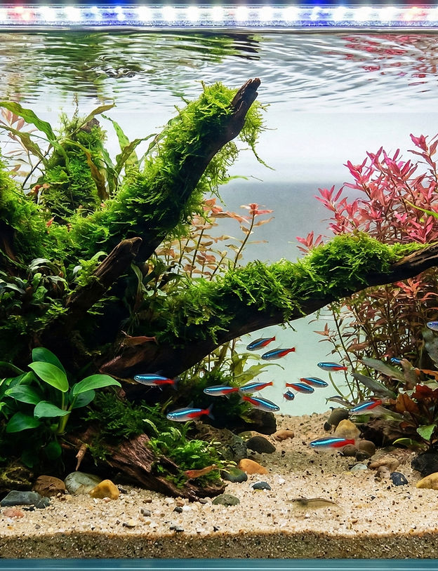 Professional aquarium maintenance by Qscapes, Altoona PA